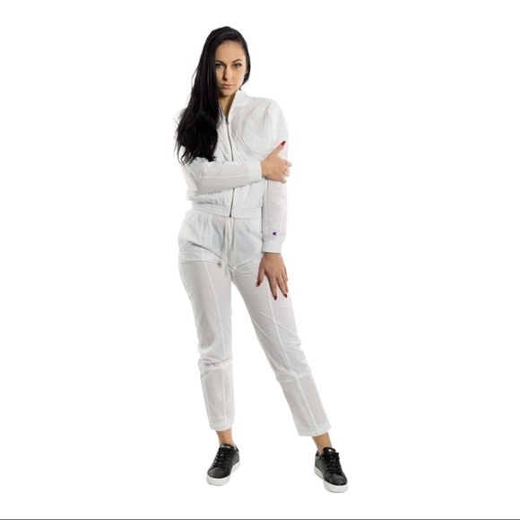 Champion Premium Reverse Weave track jacket Oversized C Logo white - Picture 3 of 15